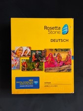 ROSETTA STONE DEUTSCH - GERMAN LEVEL 1, 2, 3, 4  5 - Factory Sealed 