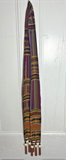 Kente Scarf Beaded Traditional Sash Stole Handwoven