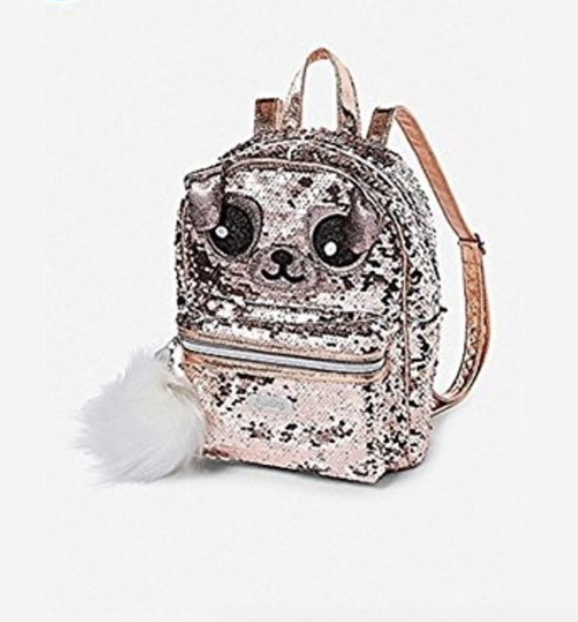flying pig flip sequin mini backpack AI ACCESSORY INNOVATIONS Peppa 10 Backpack, Girls Mini Travel Bag Featuring Floating Shaker Confetti, Pink Add style to your childs everyday look with this Kids 16 Flip Sequin Animal Backpack from Cat Justice Mini Backpack Rose Gold