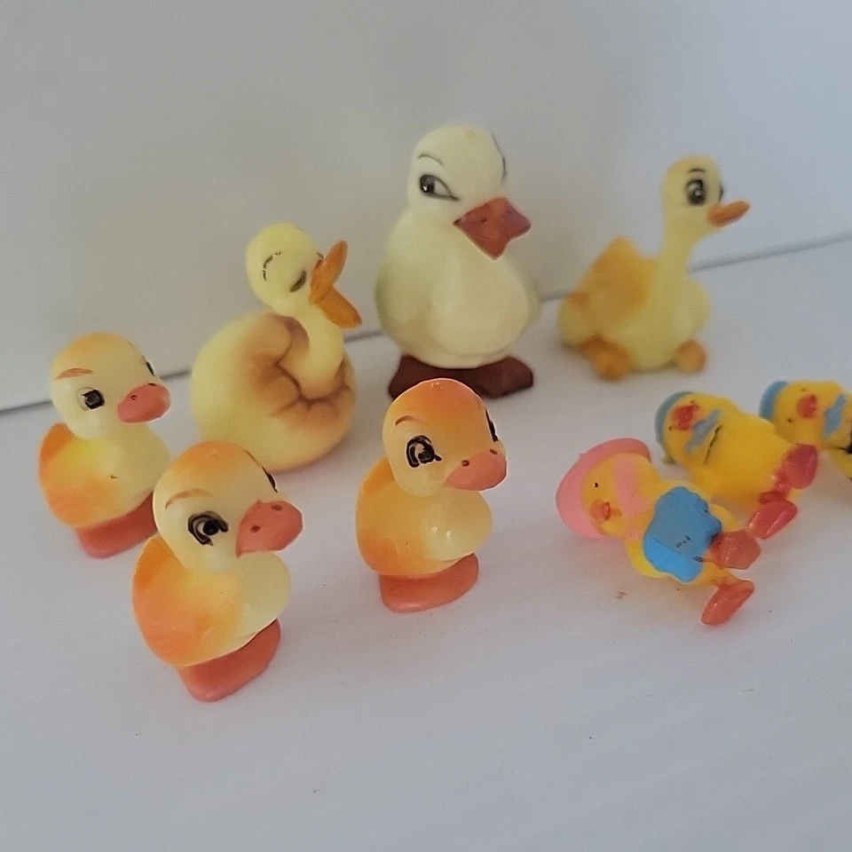 Lote de patos de plástico Wilton Cupcake Topper vintage Foto 2 de 3