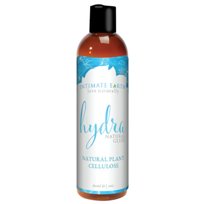 IE Hydra water-based Glide 60ml. Natural Glide Plant Cellulose