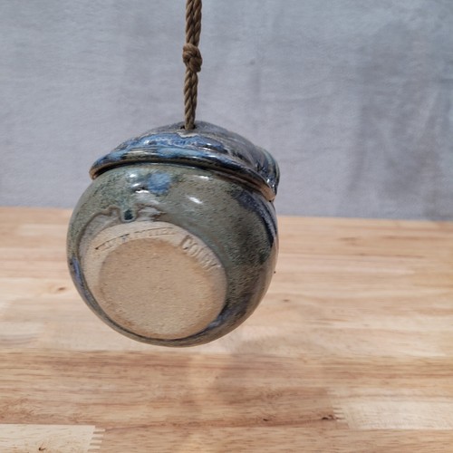 Pottery Bird Feeder or Planter Village Potter Colby Handmade - Picture 3 of 14