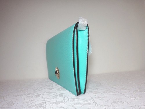 NWT Kate Spade Grand Street Calico Leather Corssbody bag, Fresh Air - Picture 3 of 6