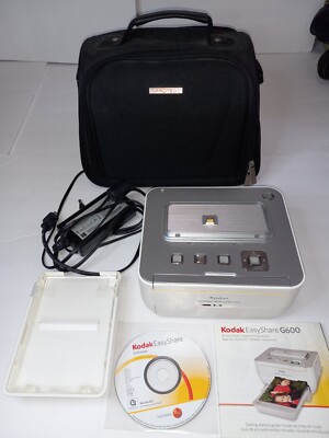Kodak EasyShare G600 Printer Dock + Power Cord, DVD & Portable Protective Case