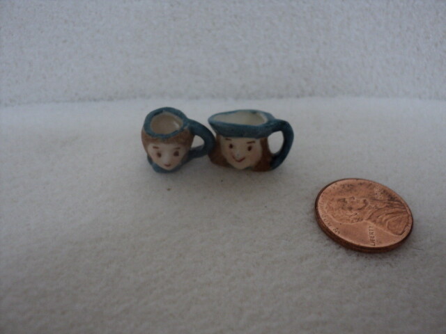 DOLLHOUSE TOBY MUG SET- GREEN