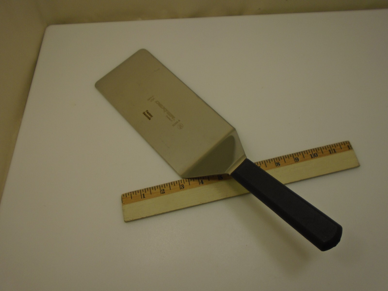 Dexter USA Smashburger  Spatula S289-8 LARGE 8X4 Blade Black Handle Factory2nd