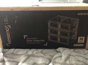 Open Box | Seseno Stackable Shoe Organizer Storage 12 Pack SSB12CW | eBay