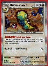 Pokémon TCG Temporal Forces - Dudunsparce 129/162 - Holo - Rare Card