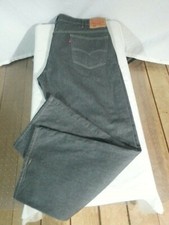 Vtg Men Levi's 569 Jeans Gray Denim Double Red R in Circle Tab Rare 40-30