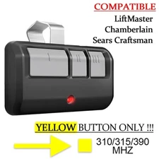 1/2 For Chamberlain Lift Master Garage Door Opener Remote Control 3-Butrón 893LM