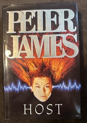 1993 Hardcover Host by Peter James Signed 1st Edition