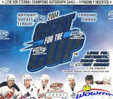 2003/04 Pacific Quest for the Cup Hockey Factory Sealed HOBBY Box-3 RC+1 JERSEY 