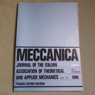 Mechanik V. 24 Nr. 4 1989__Zeitschrift für Theoretische und Angewandte Mechanik
