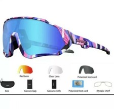 Kapvoe-Gafas de Sol Polarizadas de Ciclismo con 5 Lentes Fotocrom nticas