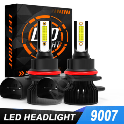 For Saturn Ion 2003-2007 - 2X 9007 HB5 6000K LED Headlight Bulb High/Low Beam S2