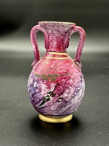 Joli Vase Amphore Miniature Style Grèce Antique à Double Anses - Peint Main - Picture 3 of 7