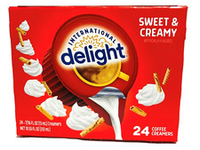 International Delight Sweet Creamy Coffee Creamer Singles 10.55 oz 24 ct