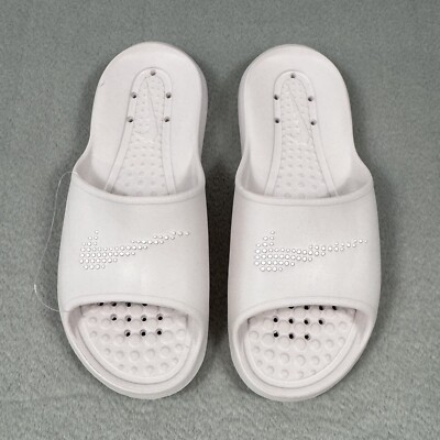 Nike Victori One Womens Shower Slides Sandals CZ5478-400 Barely - Main Image
