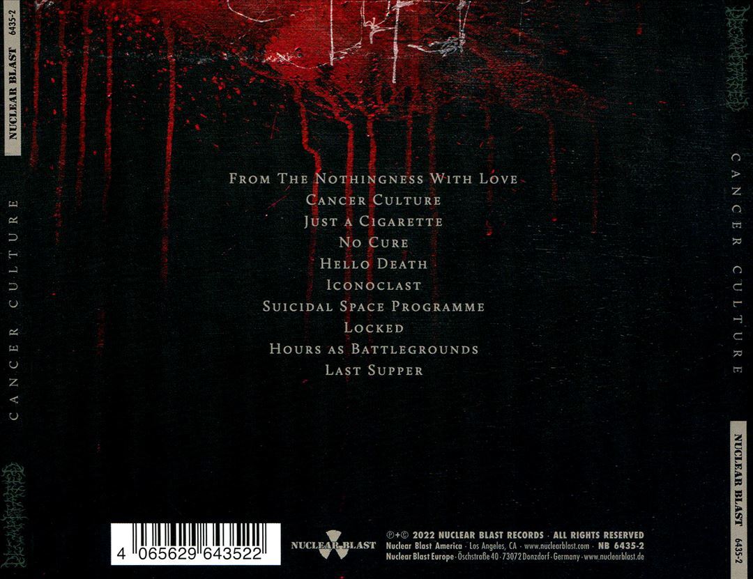 DECAPITATED CANCER CULTURE NEW CD