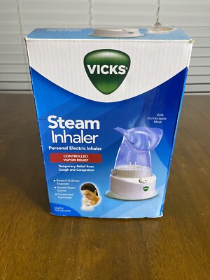 Vicks Personal Electric Steam Inhaler Model V1200 New in Box