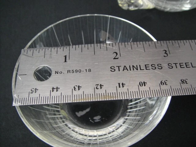 Vintage Glass Etched Cream & Sugar Set - Image 3 of 4