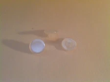NEW 12  1/2 INCH SHANK BUTTONS WHITE PEARL FINISH