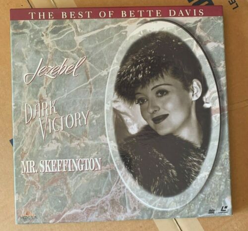 THE BEST OF BETTE DAVIS 3-Movie Laserdisc Collection - Picture 1 of 1