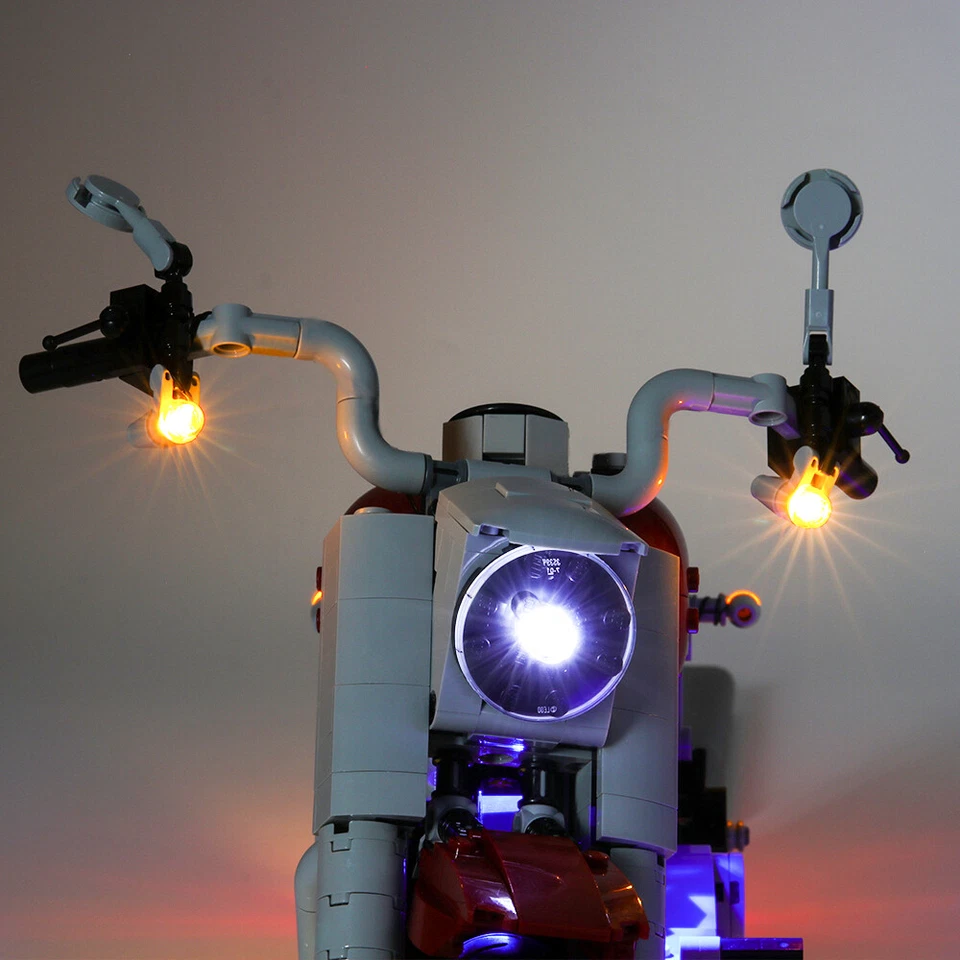 LED Light Kit for 10269 LEGOs Creator Harley Davidson Fat Boy Motorcycle - Image 3 of 4