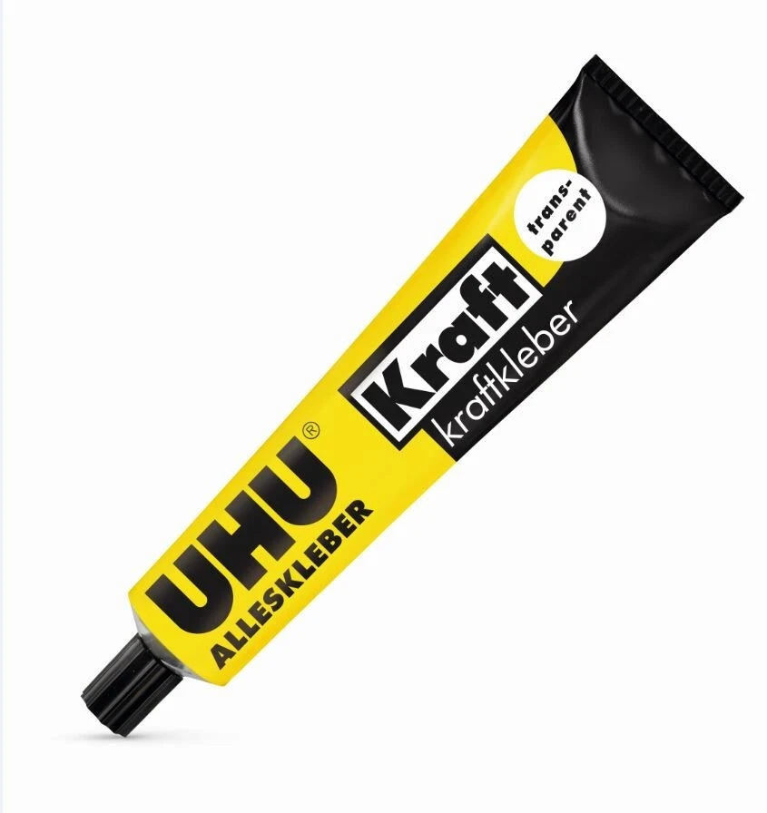 UHU Alleskleber Kraft 125g Tube Transparent Kraft Universalkleber flüssig 45065