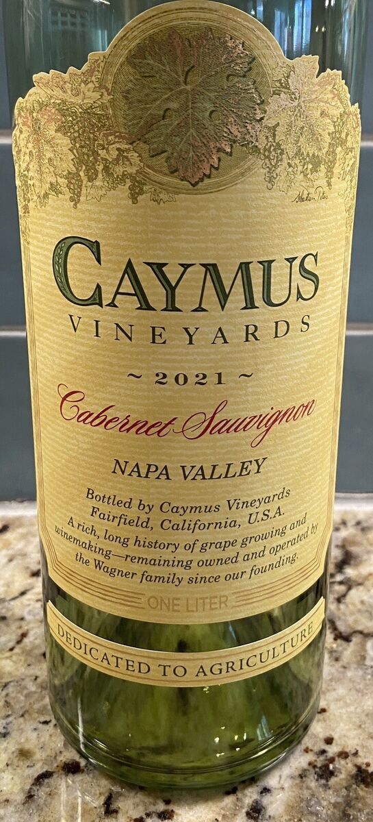 Caymus Vineyards 2021 Cabernet Sauvignon Napa Valley ONE Caymus Vineyards 2021 Cabernet Sauvignon Napa Valley ONE