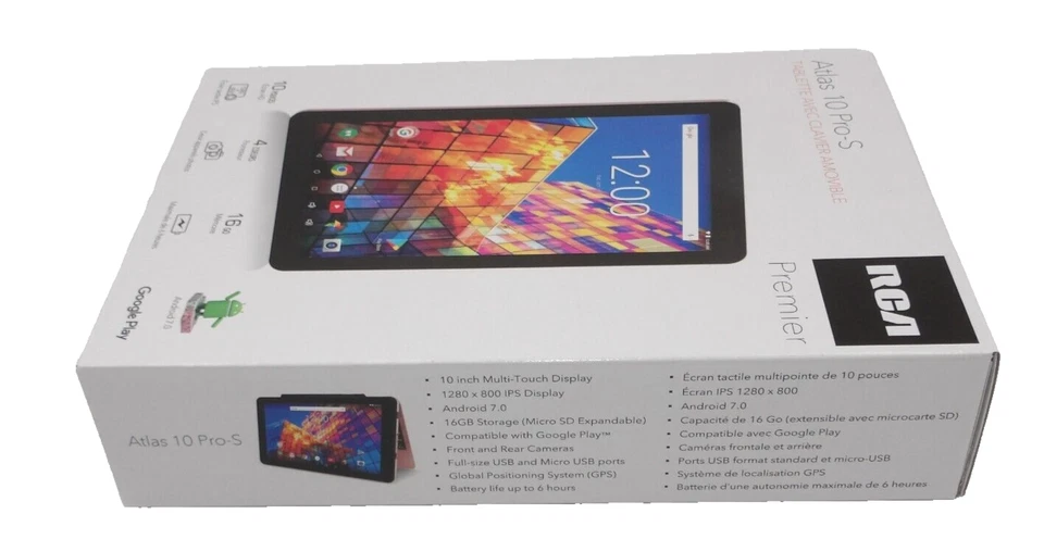 Tablet portátil RCA Premier Atlas 10 Pro-S teclado desmontable color ORO ROSA Foto 3 de 4