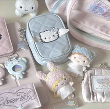 Hello Kitty Angel Pouch Storage Capacity Cosmetics Makeup Camera Bag Miniso