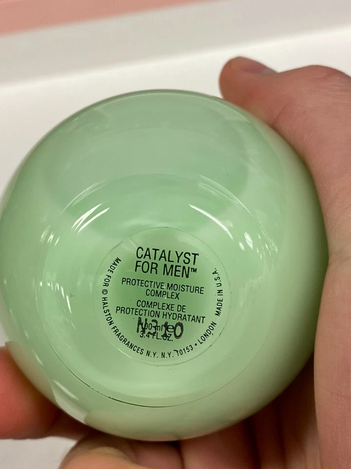 Halston Catalyst для мужчин защитный увлажняющий комплекс (3,4 жидких унц/100 мл) ВИНТАЖНЫЙ - Изображение 2 из 3