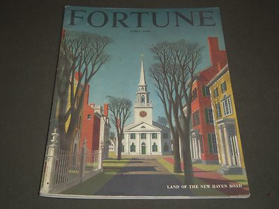 1949 APRIL FORTUNE MAGAZINE - GREAT COVER & ADS - F 228