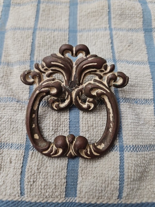 Vintage French Provincial Drawer Pull Ring