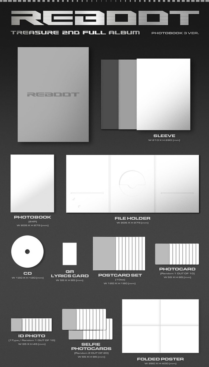 1P] TREASURE - 2ND FULL ALBUM [REBOOT] (PHOTOBOOK VER.) K-pop Boy
