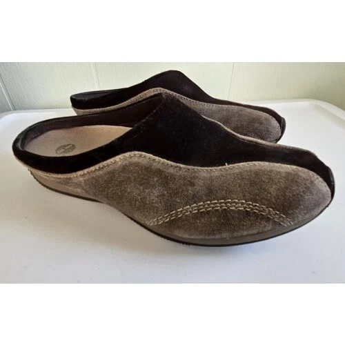 * TIMBERLAND Mulette da donna in camoscio marrone taglia 8