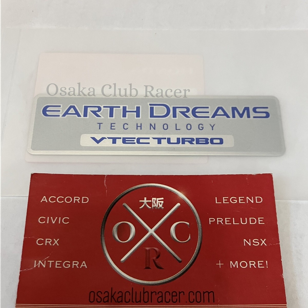 Genuine OEM 17-21 Honda Civic Type R Earth Dreams Engine Emblem