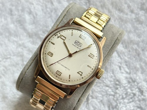 Vintage Umf Ruhla 16 Jewels Mechanical Hand-Winding Gold Plated Watch - Picture 5 of 9