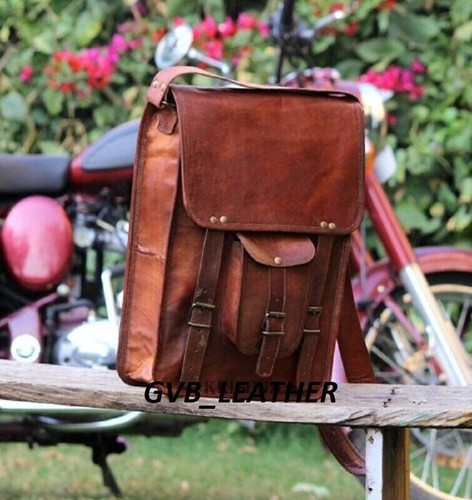 Sacoche Messager Homme LAOSHIZI Cuir De Vache Vintage – Petit Fourre-tout Bandoulière