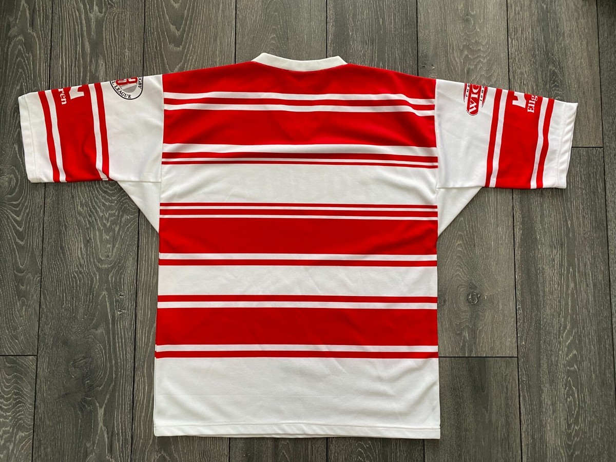 ウィガン ウォリアーズ ラグビーリーグ ホームシャツ 1990/1992 WIGAN WARRIORS RUGBY LEAGUE HOME SHIRT 1990/1992 ELLGREN