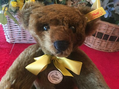 STEIFF Classic Teddy 1909, #000447, Jointed, 14”, Growler, NEW