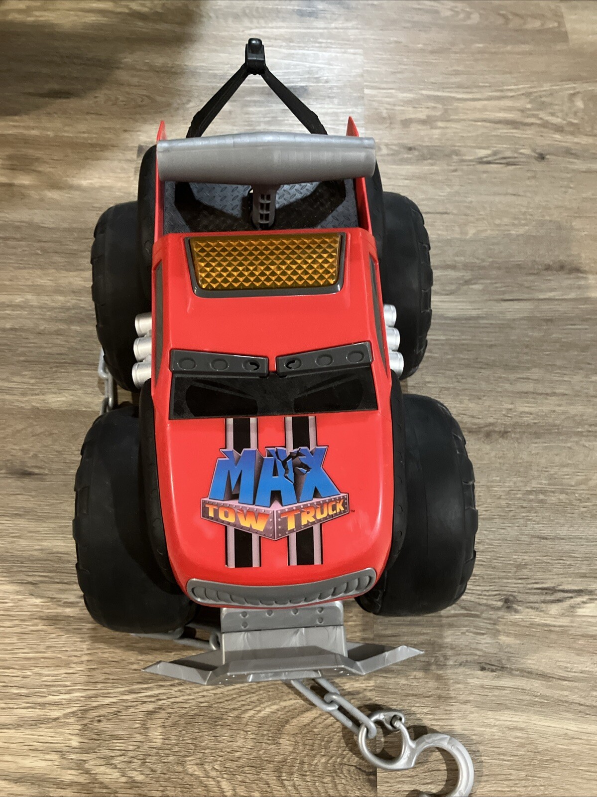 Jakks Pacific Max Tow Truck Turbo Max Speed Max Power Pulls up to 200 lbs Red (6