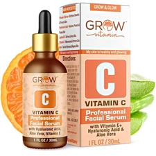 *2 PACK* Grow Vitamin TruSkin Vitamin C Facial Serum, 30 Ml /Each