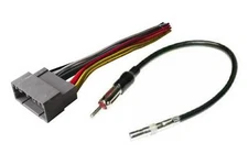 Wire Harness & Antenna Adapter Kit Aftermarket Radio Fits Chrysler Dodge Jeep