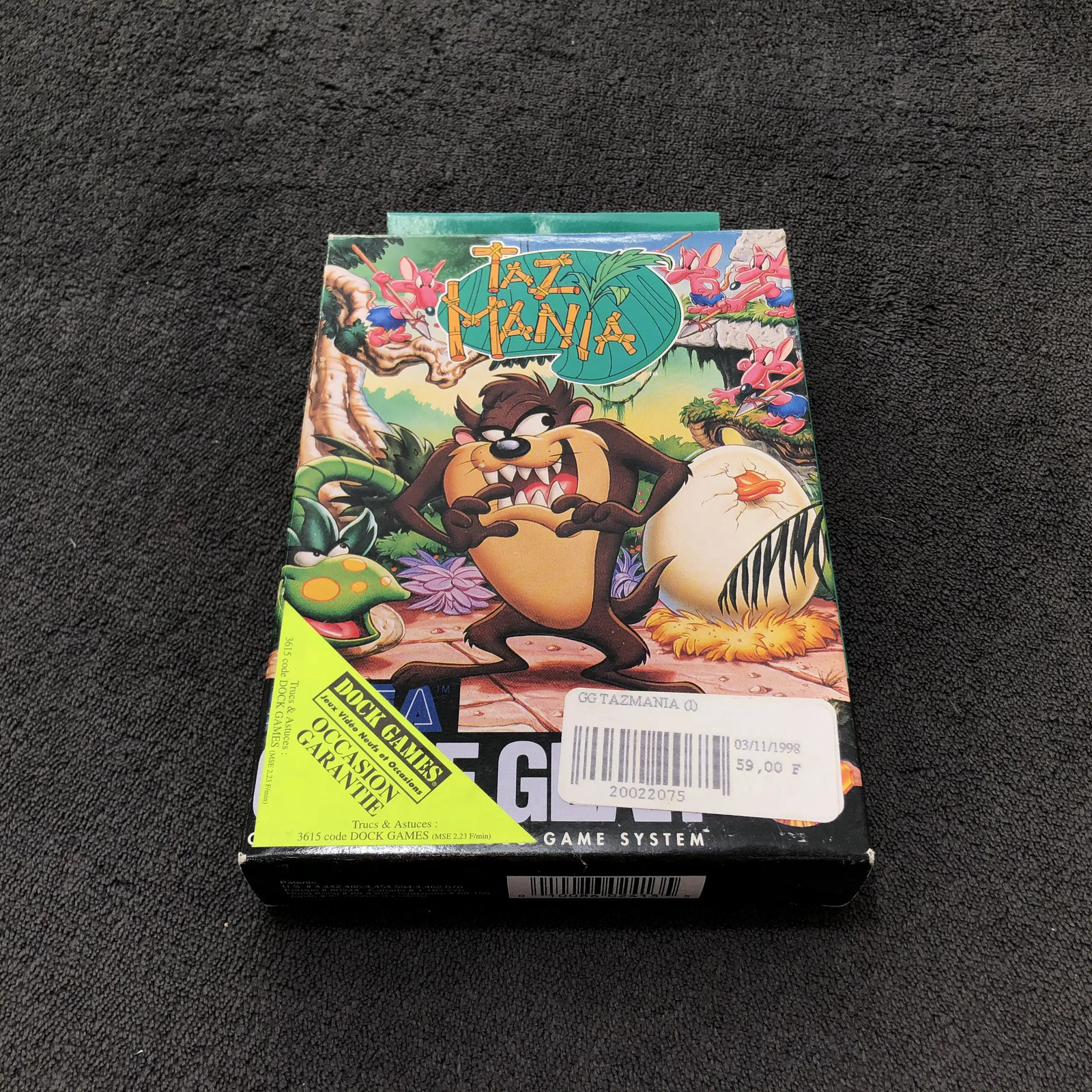 SEGA Game Gear Taz Mania EUR Trés Bon état #2