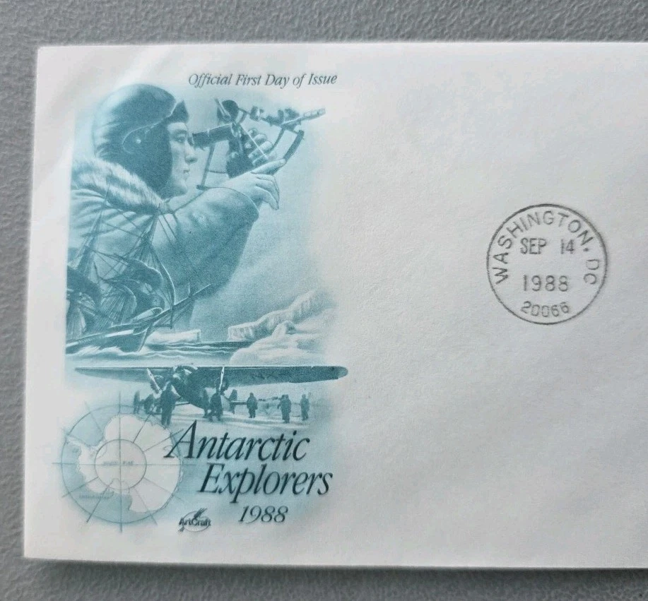 US FDC # 2387 Lt Charles Wilkes 1988. - Image 3 of 4