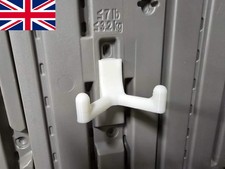 5Pcs Lifetime Plastic Shed Hooks Sturdy - UK Made - Environmentally Friendly