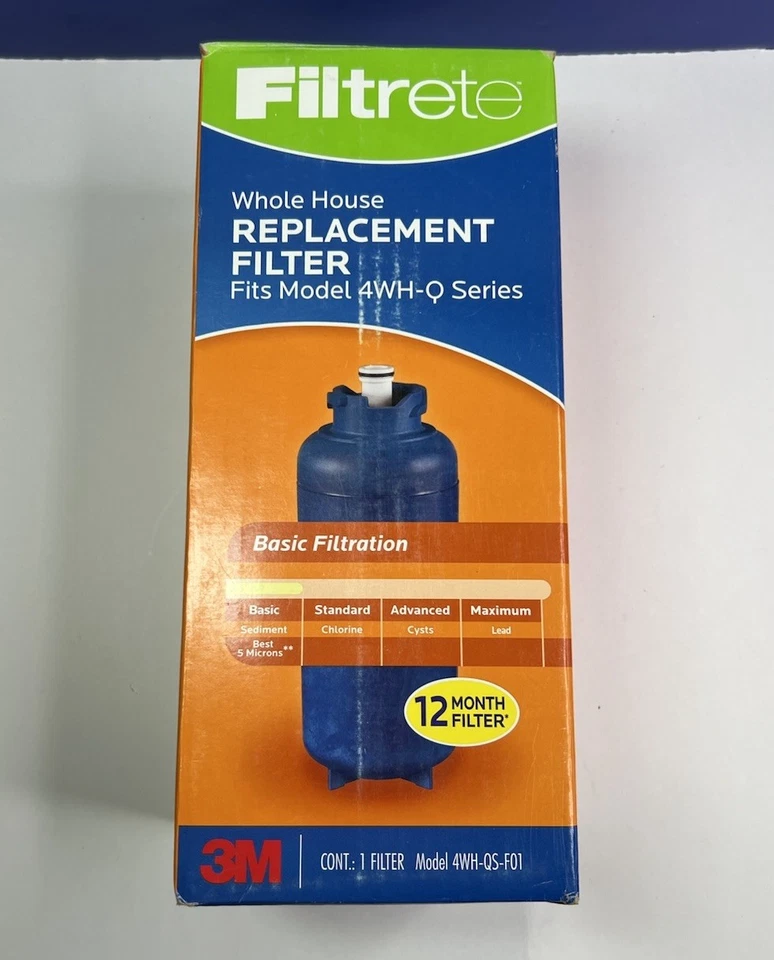3M Filtrete Whole House Water Replacement Filter 4WH-QS-F01 for 4WH-Q Series