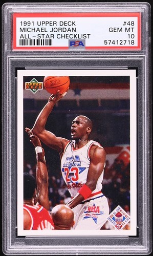 1991 All-Star Checklist: Michael Jordan #48